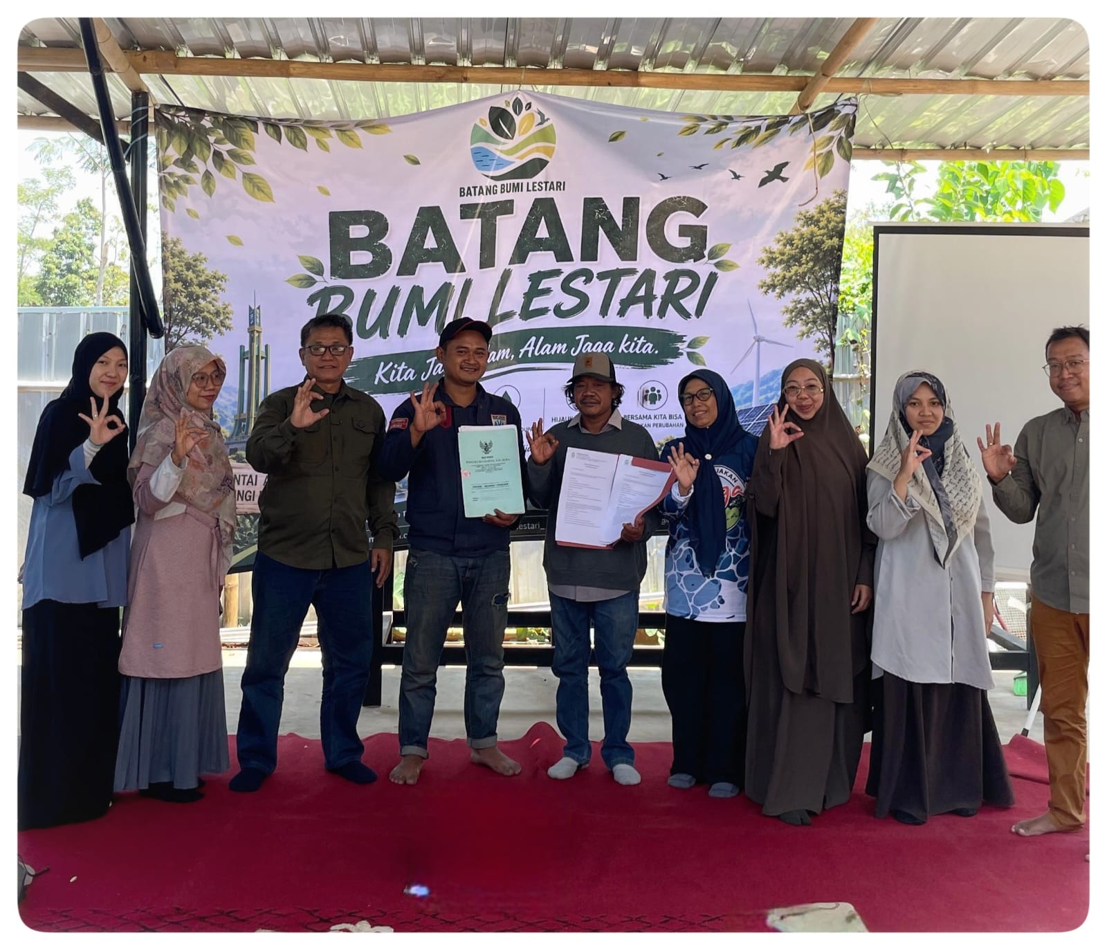 “Batang Bumi Lestari Lantik Ketua Baru, Perkuat Gerakan Pengelolaan Sampah dan Kolaborasi Generasi Muda”